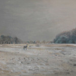 Richmond Park in the Snow, Christian Furr, painting