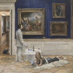 Thomas van Straubenzee and Lady Melissa Percy, Prince William, Prnice Harry, Christian Furr, portrait, painting