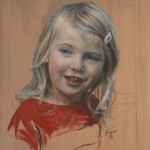 Annabel Snape, Childrens portrait, Christian Furr, Painting, portraits, paintings, children