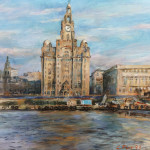 The Liver Building, Christian Furr, painting