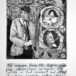 Its the Talk of the Town Drypoint etching 1988